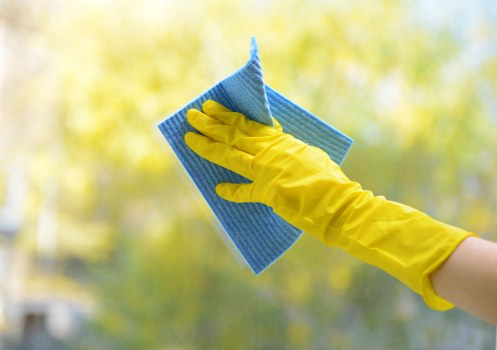 Final after builders cleaning in a commercial property