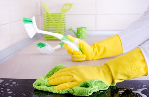 Weekly sofa maintenance with vacuuming and cushion care